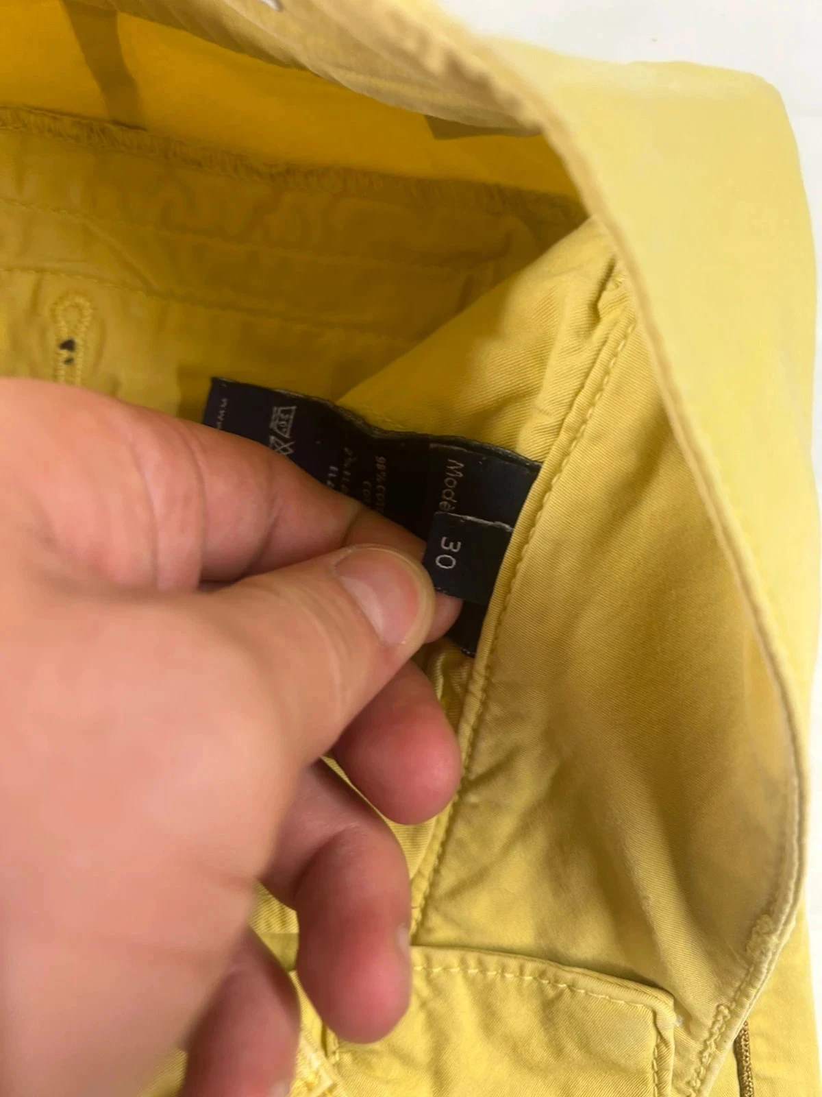 Pantalon Chino skinny geel les teinturiers maat 30 us / 40 fr – photo 10